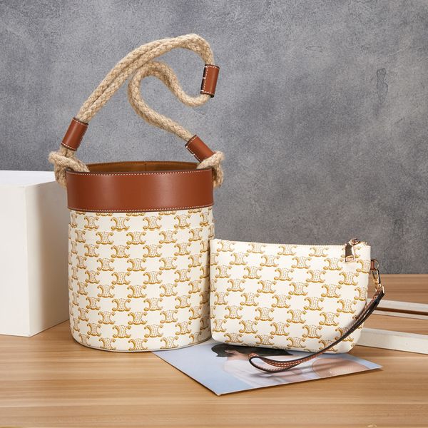 70% off design hand new fashion leather women's color contrast printing old flower bucket foreign temperament hemp rope portable should, Red;black
70% off design hand new fashion leather women's color contrast printing old flower bucket foreign temperament hemp rope portable should, Red;black