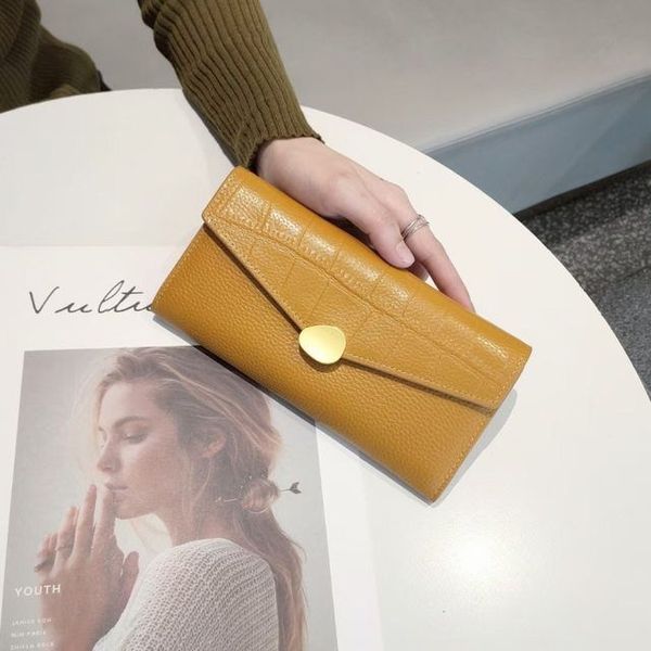 womens wallet 2021 new multi-functional first layer long cowhide crocodile pattern internet celebrity wallet large capacity hand, Brown;gray
womens wallet 2021 new multi-functional first layer long cowhide crocodile pattern internet celebrity wallet large capacity hand, Brown;gray