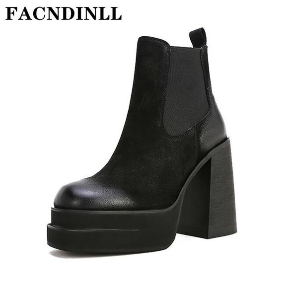 boots fashion autumn winter chunky high heels thick platform genuine leather black dress casual shoes woman ankle size 34-40
boots fashion autumn winter chunky high heels thick platform genuine leather black dress casual shoes woman ankle size 34-40