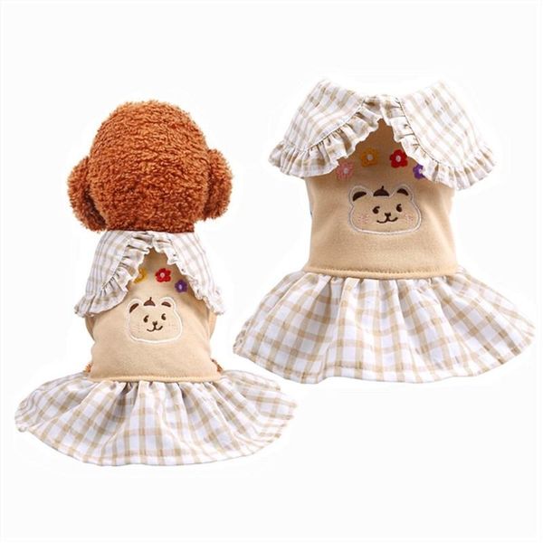 dog apparel cute bear plaid pet dress spring summer yorkies chihuahua puppy clothes soft wedding costume for small medium dogs
dog apparel cute bear plaid pet dress spring summer yorkies chihuahua puppy clothes soft wedding costume for small medium dogs