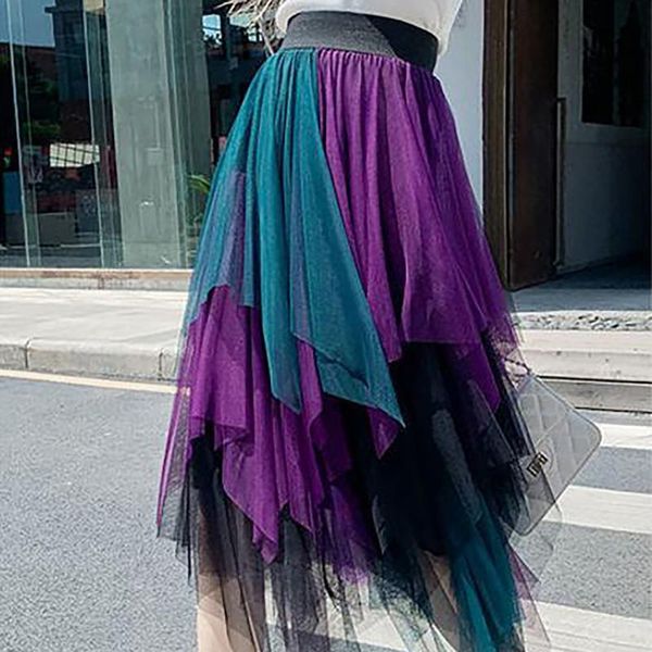 skirts geomatric spring summer 3 layers midi mesh skirt women elastic empire pleated chic long tulle ins tutu femme, Black
skirts geomatric spring summer 3 layers midi mesh skirt women elastic empire pleated chic long tulle ins tutu femme, Black