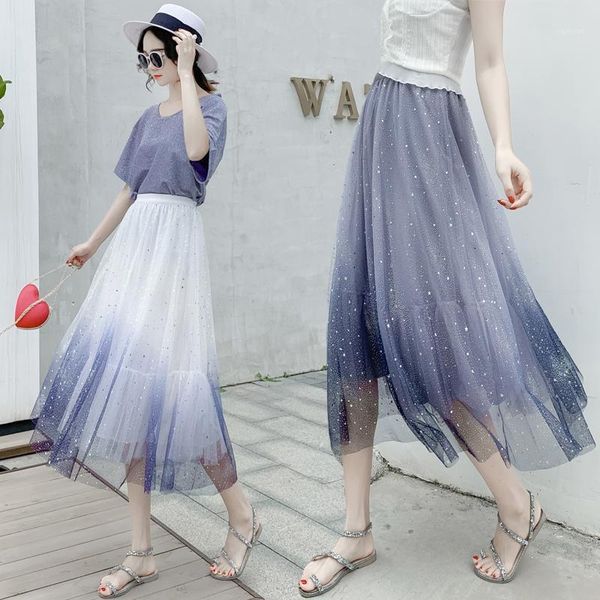 skirts the spring and summer sky veil female long sequins gradients in net yarn posed pleated a fairy skirt, Black
skirts the spring and summer sky veil female long sequins gradients in net yarn posed pleated a fairy skirt, Black