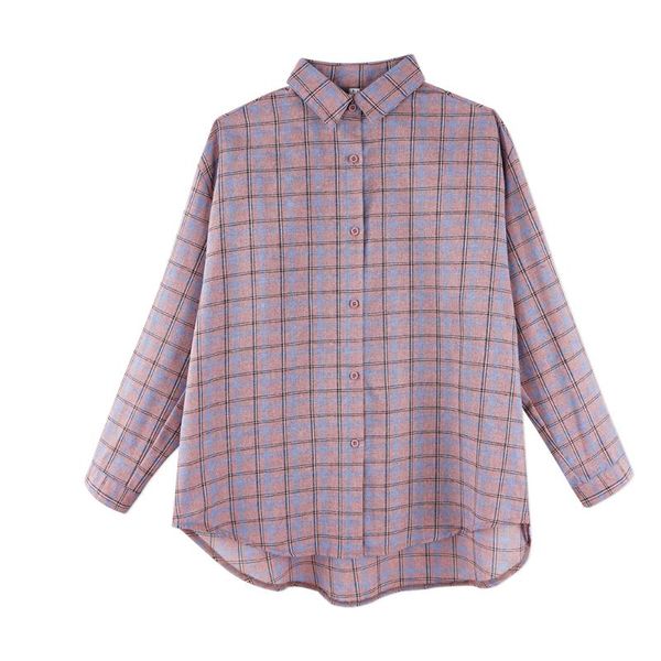 women's blouses & shirts neatie kiddie fashion plaid women korean style shirt for office lady turn-down collar slim spring casual blou, White
women's blouses & shirts neatie kiddie fashion plaid women korean style shirt for office lady turn-down collar slim spring casual blou, White