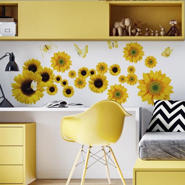 wall stickers 27pc 3d sunflower butterfly sticker decoration decals colorful art removable yellow flower
wall stickers 27pc 3d sunflower butterfly sticker decoration decals colorful art removable yellow flower