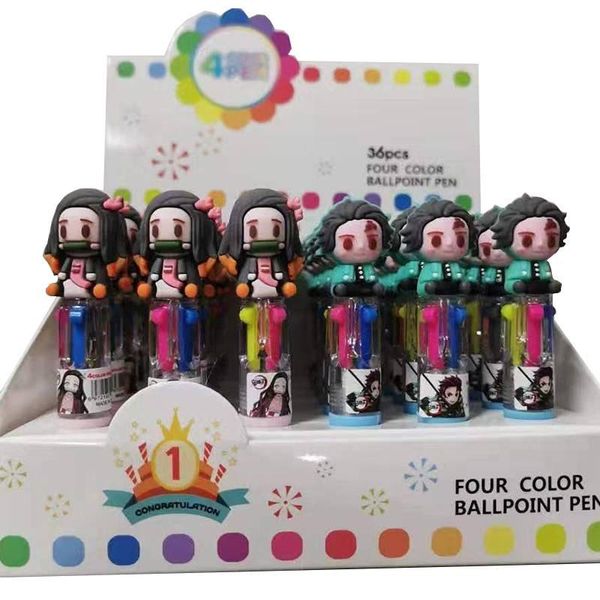 colors anime demon slayer kimetsu no yaiba kawaii ballpoint pen stationery multicolored pens kids gift kamado tanjirou nezuko, Blue;orange
colors anime demon slayer kimetsu no yaiba kawaii ballpoint pen stationery multicolored pens kids gift kamado tanjirou nezuko, Blue;orange