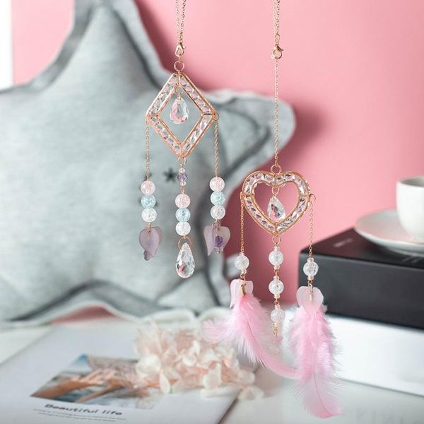 decorative objects & figurines jw-romantic diamond pendant dream net hanging decoration diy wedding wind chimes
decorative objects & figurines jw-romantic diamond pendant dream net hanging decoration diy wedding wind chimes