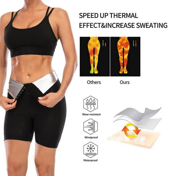 women's shapers women thermo pants sweat short pant body shaper slim bulifter tights tummy control panties 2021, Black;white
women's shapers women thermo pants sweat short pant body shaper slim bulifter tights tummy control panties 2021, Black;white