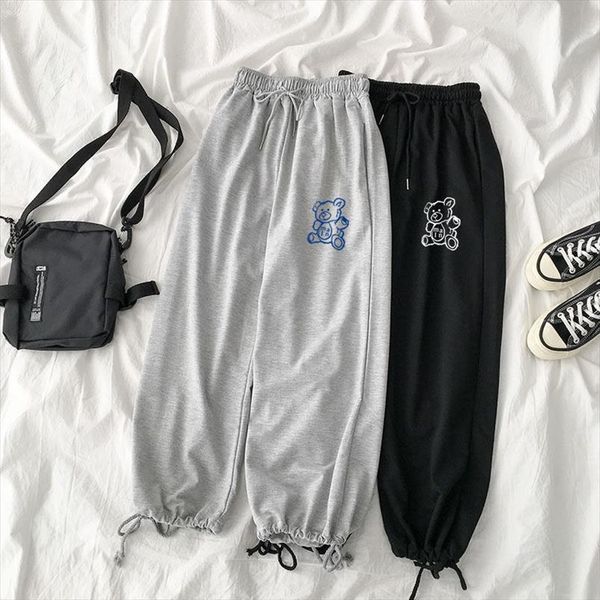 harajuku sweatpants jogging sports women capri baggy korea fashion cartoon print sweat oversize casual trousers, Black;white
harajuku sweatpants jogging sports women capri baggy korea fashion cartoon print sweat oversize casual trousers, Black;white
