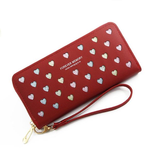 wallets womens 2021 cute love heart hollow design ladies long big wallet red leather female zipper clutch money purses, Red;black
wallets womens 2021 cute love heart hollow design ladies long big wallet red leather female zipper clutch money purses, Red;black