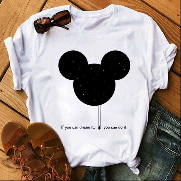 women t shirts fashion graphic shirt cute ear girl laides tumblr tee female mouse printed, White
women t shirts fashion graphic shirt cute ear girl laides tumblr tee female mouse printed, White