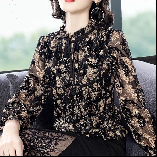 spring chiffon women blouses shirt long sleeve floral printed large size elegant ladies fashion summer blouse and, White
spring chiffon women blouses shirt long sleeve floral printed large size elegant ladies fashion summer blouse and, White