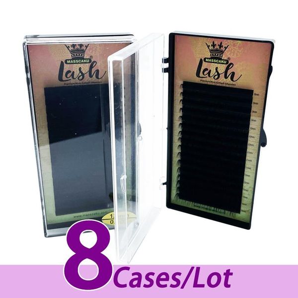 false eyelashes 8pcs/lot high-quality all size faux mink individual premium makeup cilios bulk for professional 
false eyelashes 8pcs/lot high-quality all size faux mink individual premium makeup cilios bulk for professional