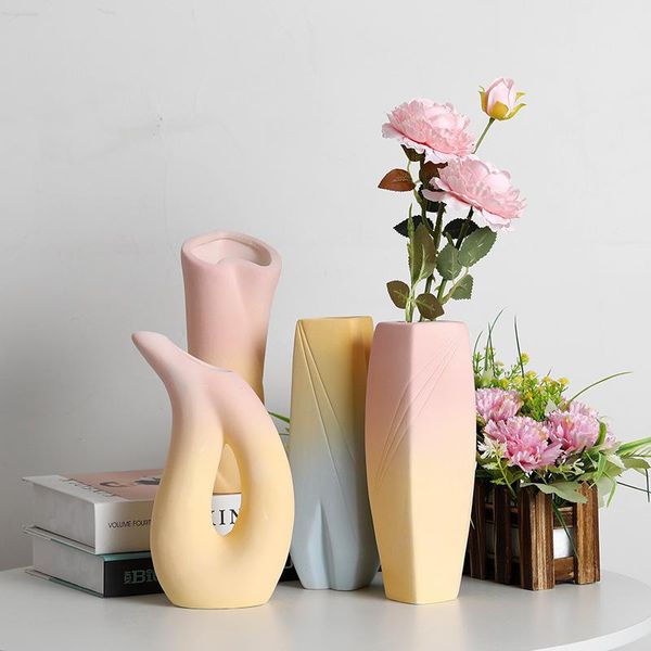 vases creative modern simple vase wedding ceramic flower dried flowers living room office fresh home decoration ornaments
vases creative modern simple vase wedding ceramic flower dried flowers living room office fresh home decoration ornaments