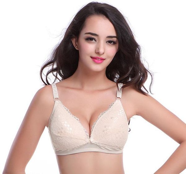maternity intimates nursing bra wireless anti sagging pregnant women underwear feeding cotton plus-size lace front closure, White
maternity intimates nursing bra wireless anti sagging pregnant women underwear feeding cotton plus-size lace front closure, White