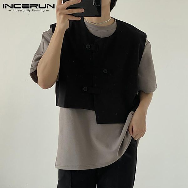 men' tank incerun 2021 spring summer black retro cotton gilet jackets plus size clothing leisure sleeveles -5xl, White;black
men' tank incerun 2021 spring summer black retro cotton gilet jackets plus size clothing leisure sleeveles -5xl, White;black