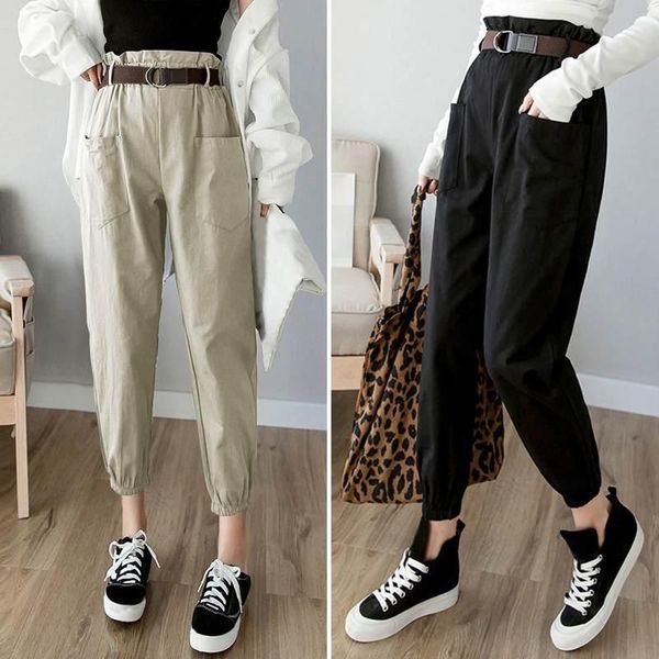 elastic waist pants women'trouser bohemian summer solid color bottoms 2021 vonda plus size women's trousers femininas 1 & capris, Black;white
elastic waist pants women'trouser bohemian summer solid color bottoms 2021 vonda plus size women's trousers femininas 1 & capris, Black;white