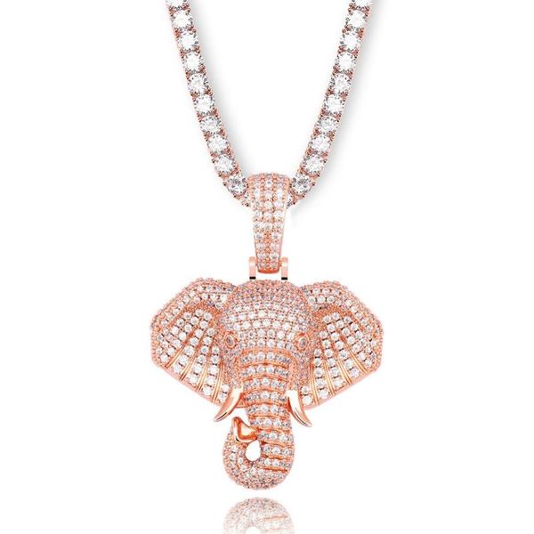 pendant necklaces bling elephant full zirconia iced out necklace hip hop jewelry for men women factory direct sales tennis chain, Silver
pendant necklaces bling elephant full zirconia iced out necklace hip hop jewelry for men women factory direct sales tennis chain, Silver