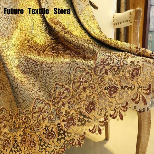 curtain & drapes golden yellow water-soluble embroidery curtains for living room bedroom villa luxury european hollows valance custom
curtain & drapes golden yellow water-soluble embroidery curtains for living room bedroom villa luxury european hollows valance custom