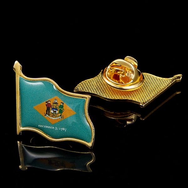 30pcs usa state of delaware national flag lapel pin craft patriotism waving brooch pin accessories
30pcs usa state of delaware national flag lapel pin craft patriotism waving brooch pin accessories