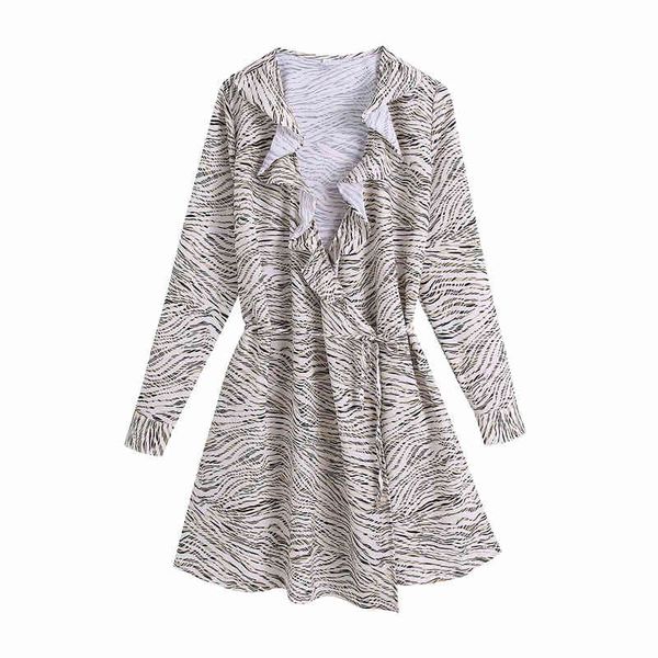 casual dresses streetwear women zebra-stripe printing fashion ladies ruffles v-neck vestidos elegant female chic asymmetric es x7h, Black;gray
casual dresses streetwear women zebra-stripe printing fashion ladies ruffles v-neck vestidos elegant female chic asymmetric es x7h, Black;gray