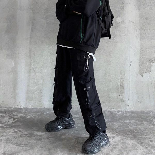 2021black cargo pants men hip hop streetwear joggers sweatpant fashion harajuku harem pant multi-pocket casual mens men's, Black
2021black cargo pants men hip hop streetwear joggers sweatpant fashion harajuku harem pant multi-pocket casual mens men's, Black