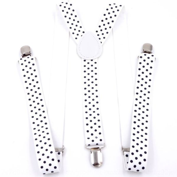 r2yg spring and summer small fresh fashion piece men's and women's sling suspenders strapfine print dot elastic 3 clip strap, Black;white
r2yg spring and summer small fresh fashion piece men's and women's sling suspenders strapfine print dot elastic 3 clip strap, Black;white