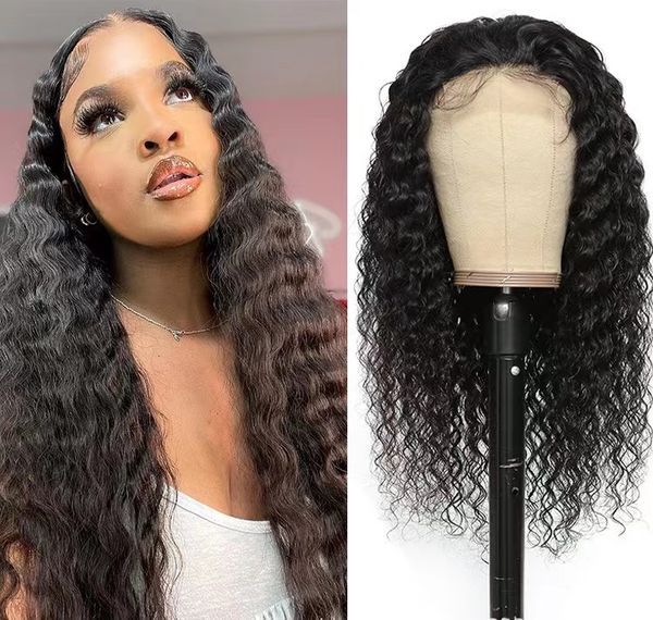 women's real human hairs wig 4x4 headgear lace headgear black fashion long curly hair can be perm dyed, Black;brown
women's real human hairs wig 4x4 headgear lace headgear black fashion long curly hair can be perm dyed, Black;brown