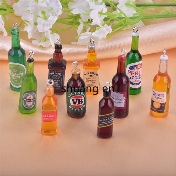 charms 10pcs alcohol bottle beer resin for earring keychains jewelry diy, Bronze;silver
charms 10pcs alcohol bottle beer resin for earring keychains jewelry diy, Bronze;silver