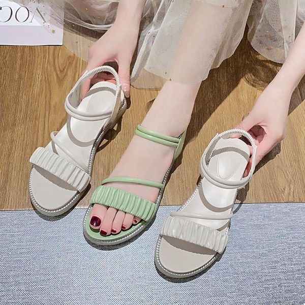 sandals slip-on loafers summer women's beach shoes suit female beige clear heels all-match med elastic band comfort gir, Black
sandals slip-on loafers summer women's beach shoes suit female beige clear heels all-match med elastic band comfort gir, Black