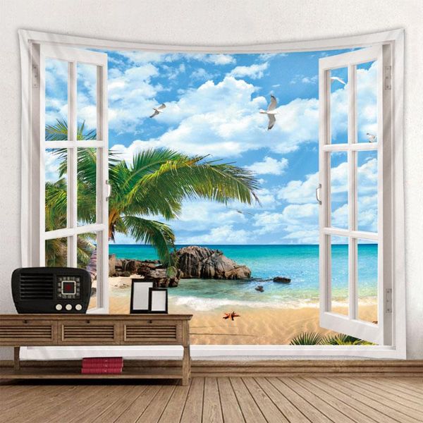 tapestries beach outside the window printed tapestry hippie wall hanging bohemian mandala art deco
tapestries beach outside the window printed tapestry hippie wall hanging bohemian mandala art deco