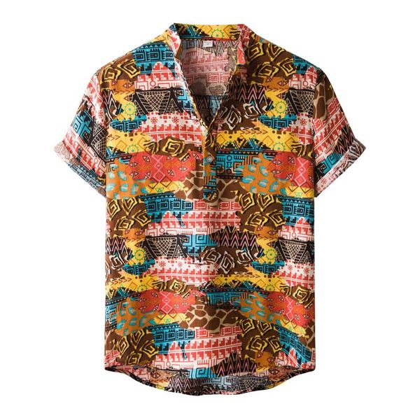 men's casual shirts hawaiian print summer harajuku for men short sleeve oversized shirt camisa masculina, White;black
men's casual shirts hawaiian print summer harajuku for men short sleeve oversized shirt camisa masculina, White;black