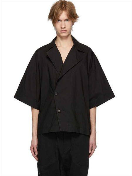 men's casual shirts summer hair stylist fashion loose short sleeve shirt suit lapel cotton fat black, White;black
men's casual shirts summer hair stylist fashion loose short sleeve shirt suit lapel cotton fat black, White;black