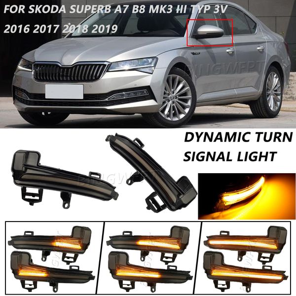 led dynamic turn signal light side mirror indicator blinker sequential flasher for skoda superb a7 mk3 b8 2016 2017 2018 2019
led dynamic turn signal light side mirror indicator blinker sequential flasher for skoda superb a7 mk3 b8 2016 2017 2018 2019