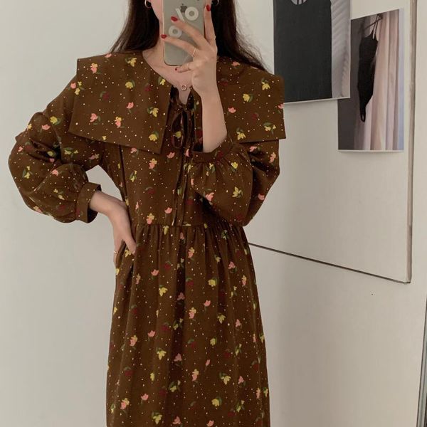 dresses women es long-sleeves gentle french loose floral printing sweet retro ankle-length female fashion elegant, Black;gray
dresses women es long-sleeves gentle french loose floral printing sweet retro ankle-length female fashion elegant, Black;gray