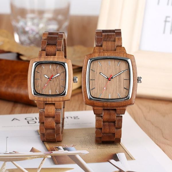 wristwatches couple full wood watches pair men women quartz lover's wooden wrist watch male clock hours souvenir gifts, Slivery;brown
wristwatches couple full wood watches pair men women quartz lover's wooden wrist watch male clock hours souvenir gifts, Slivery;brown
