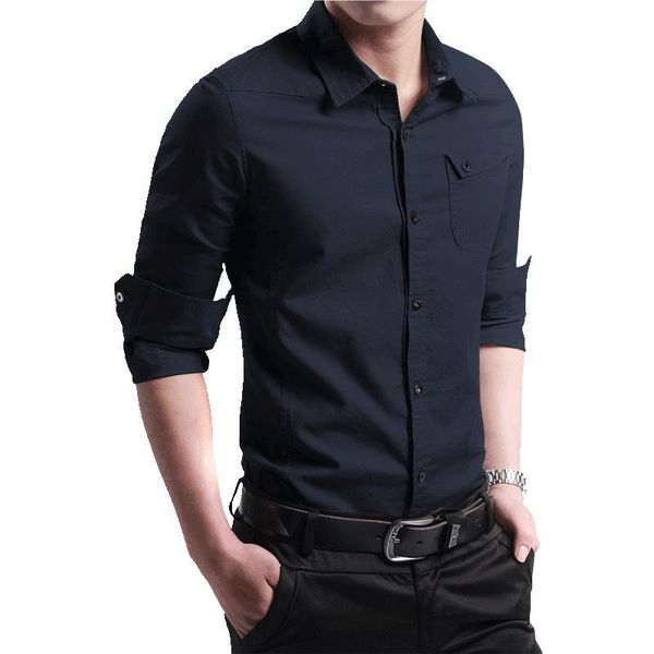 men's casual shirts streetwear fashion long male sleeve men shirt cotton clothing 2021 single breasted military solid, White;black
men's casual shirts streetwear fashion long male sleeve men shirt cotton clothing 2021 single breasted military solid, White;black