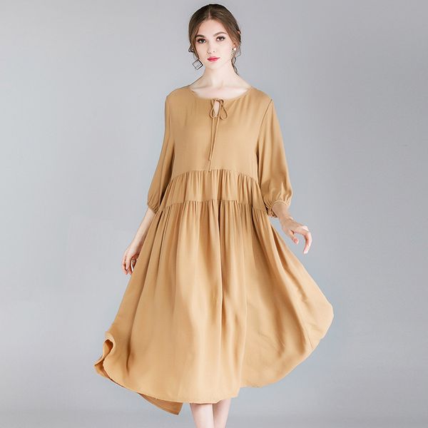 big yards dresses 200 jin fat mm large women's 2021 spring medium long light mature temperament wrinkled 7120
big yards dresses 200 jin fat mm large women's 2021 spring medium long light mature temperament wrinkled 7120