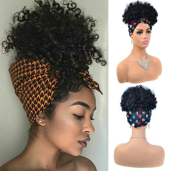 synthetic wigs fluffy headband for black women short afro kinky curly headwrap wig high temperature natural scarf
synthetic wigs fluffy headband for black women short afro kinky curly headwrap wig high temperature natural scarf