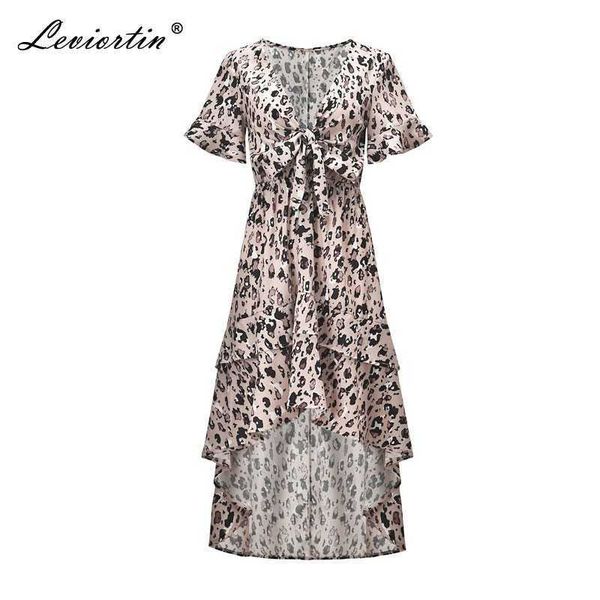 leviortin leopard print women short sleeve boho maxi dress ladies summer beach sundress chiffon ruffle dress vestido leopardo 210527, Black;gray
leviortin leopard print women short sleeve boho maxi dress ladies summer beach sundress chiffon ruffle dress vestido leopardo 210527, Black;gray