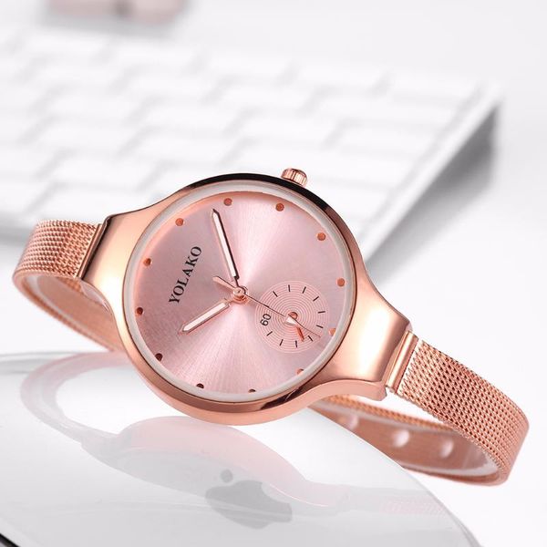 wristwatches rhinestone women watches luxury rose gold yolako ladies wrist for bracelet watch female 2021 relogio feminino, Slivery;brown
wristwatches rhinestone women watches luxury rose gold yolako ladies wrist for bracelet watch female 2021 relogio feminino, Slivery;brown