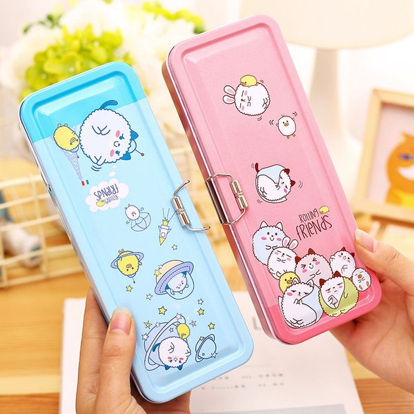 pencil deli 95556 cute creative cartoon stationery case case metal iron three layer student stationery case
pencil deli 95556 cute creative cartoon stationery case case metal iron three layer student stationery case