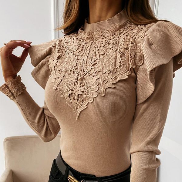 autumn winter woman slim sweaters knitted solid color long sleeve lace pullover high street for women fashion 2021 women's, White;black
autumn winter woman slim sweaters knitted solid color long sleeve lace pullover high street for women fashion 2021 women's, White;black