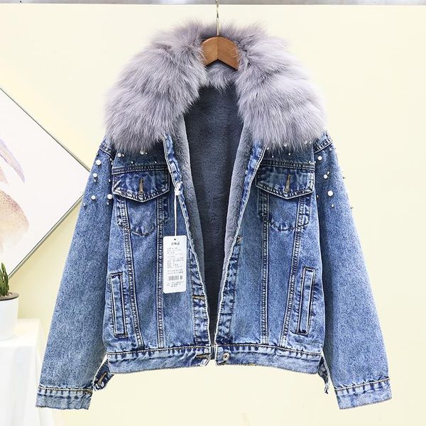 autumn winter parka women removable liner plus velvet thick fur collar denim jacket female warm cotton padded coat tide h791 women's ja, Black;brown
autumn winter parka women removable liner plus velvet thick fur collar denim jacket female warm cotton padded coat tide h791 women's ja, Black;brown