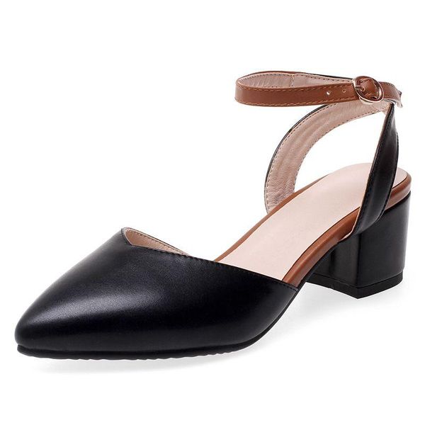 dress shoes coolulu 2021 women pointed toe d'orsay pumps ankle strap slingback ladies spring/autumn size 32-43, Black
dress shoes coolulu 2021 women pointed toe d'orsay pumps ankle strap slingback ladies spring/autumn size 32-43, Black