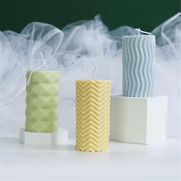 craft tools cylindrical candle molds water cube horizontal fold vertical ripple styles silicone mold diy making mould
craft tools cylindrical candle molds water cube horizontal fold vertical ripple styles silicone mold diy making mould