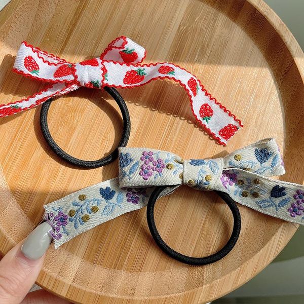 children cute sweet strawberry flower elastic hair bands girls lovely knotted bow scrunchies rubber kids accessories, Slivery;white
children cute sweet strawberry flower elastic hair bands girls lovely knotted bow scrunchies rubber kids accessories, Slivery;white