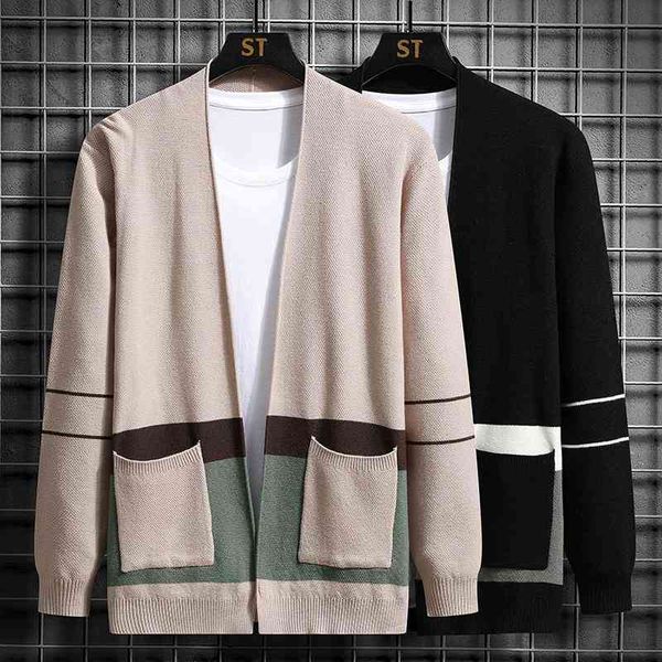 new trend knitwear men's fashion casual cardigan sweaters coats coat men winter cashmere et england style, Black;white
new trend knitwear men's fashion casual cardigan sweaters coats coat men winter cashmere et england style, Black;white
