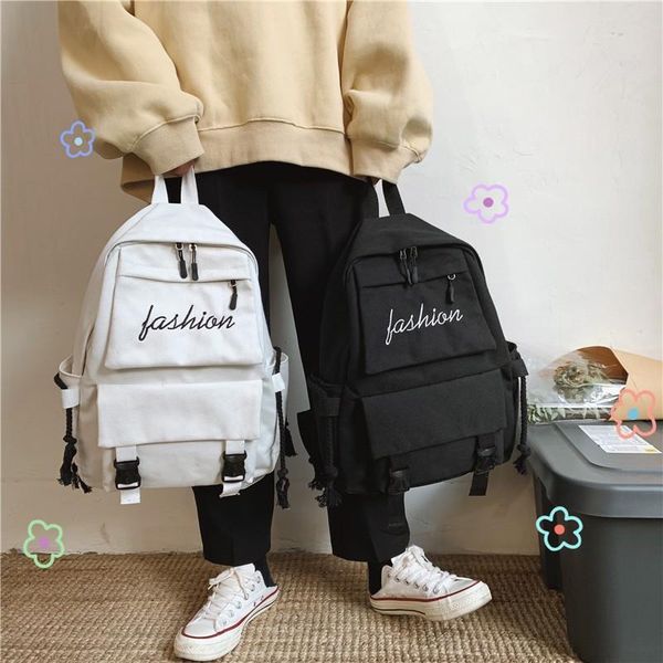 backpack female korean canvas school bag male casual solid color harajuku ins student japanese junior high simple and big
backpack female korean canvas school bag male casual solid color harajuku ins student japanese junior high simple and big