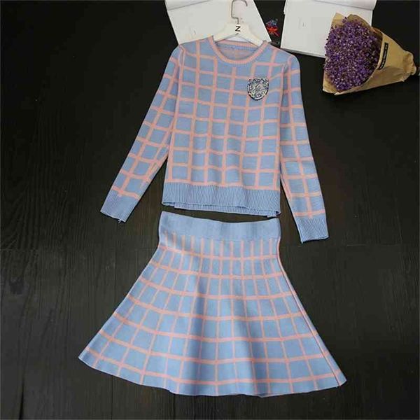 knit long-sleeve sweater skirt suits women sweet beads collar crochet grid crop a-line women's 2pcs set 210519, White
knit long-sleeve sweater skirt suits women sweet beads collar crochet grid crop a-line women's 2pcs set 210519, White