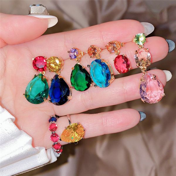 luxury hanging drop earrings vintage fancy diamond niche charm for women big geometric cubic elegant lady party accessories fashion jewelry, Golden
luxury hanging drop earrings vintage fancy diamond niche charm for women big geometric cubic elegant lady party accessories fashion jewelry, Golden